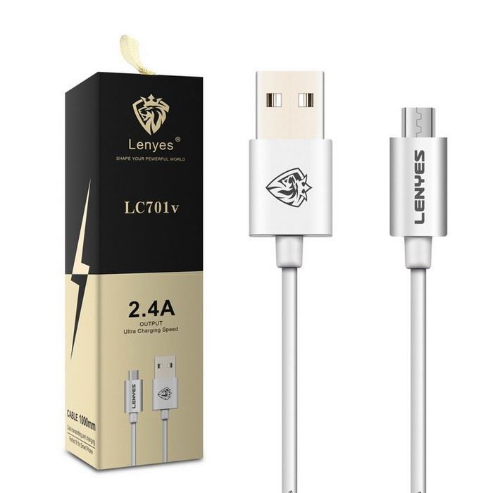 کابل شارژ لایتنینگ LENYES CHARGER CABLE LC701I